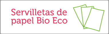 1 Servilletas de papel bio eco